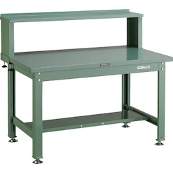 Medium Work Bench with Upper Shelf Steel Tabletop Average Load (kg) 2000 SDW-1200YURB