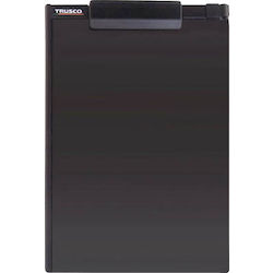 StoreSMART - Magnetic Black Clipboard with Corner Pockets and Rulers -  CLIPMCBK-1