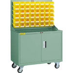 Panel Container Rack (Movable Type with Storage Cabinet)