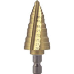 Nice Mighty Electrical/Equipment Step Drill (2-flute titanium coating type) NMS-34EG