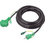 Triple Snap Extension Cord (with Ground) TPVS-10E-BK