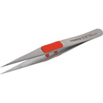 Stainless Steel Tweezers, Rubber Grip, High-Strength Tip TSP-215