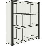Small Capacity Bolted Shelves (Vertical Partitions Provided, 100 kg Type, Height 1,200 mm and 1,500 mm)