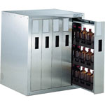 Anti-Seismic Chemical Cabinet, Stainless Steel, Vertical 5-Column Drawer Type
