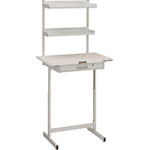 Small Work Desk with Upper Shelf Average Load (kg) 20 VU-701DW