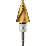 Nice Mighty Spiral Step Drill (2-Pc. Blade Titanium Coating Type)