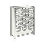 Small to Medium Capacity Shelf Model TLA (Medium Shelf Boltless Type, Drawers Provided)