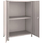 Small Capacity Bolted Shelves (Double Doors Provided, 100 kg Type, Height 1,200 mm and 1,800 mm) 63W-T25-NG