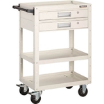 Eagle Wagon (Rubber Casters / with Two Tier Drawers) EGW-973V2-YG