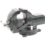 Upright Vise (Heavy-Duty Type, Round Body Shaft), With Anvil Function