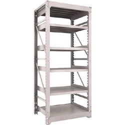 Heavy-Duty Bolted Shelf M10 (1,000 kg Type, 2,115 mm Height, 6-Level Type) M10-7466B-NG