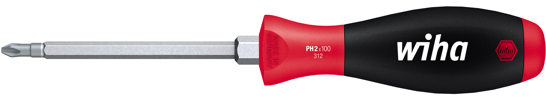 Phillips Screwdriver with Hexagon Bolster (Soft Finish®) 312P420