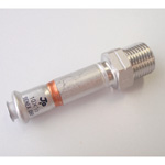 Cross-Linked Polyethylene/Polybutene Pipe Press-Type Joint, J-Type Long Socket With Male Adapter JMAJL-10X1/2