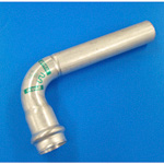 Double Press One End Socket 90° Elbow with Safety Function, for Stainless Steel Pipes WP-90SE-20