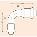 Press Fitting J-90° Elbow (Reducing) for Cross-Linked Polyethylene-Polybutene Pipes