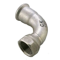 Press Fitting for Stainless Steel Pipes SUS Press Female Adapter Elbow SP-FL-40X11/4