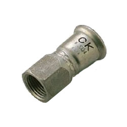 Stainless Steel Tube Press Fitting SUS Press Faucet Socket SP-WS-25X1