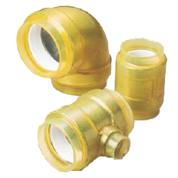 Pre-Seal HB Gold Underground Type (Exterior Transparent Coating for Fire Extinguishing Pipes) Elbow P-HBG-L-80