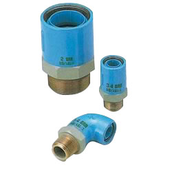 Core Fittings - for Fixture Connection - Fitting for Prevention of Contact Between Dissimilar Metals - Male Adapter Socket ZMS-40-CC