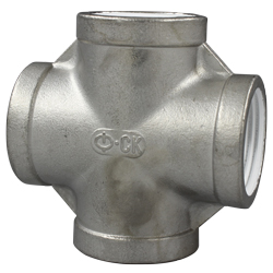 CK Pre-Seal SUS Fitting Cross P-SUS-X-8A