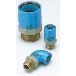 PC Core Fittings, for Appliance Connection, Dissimilar Metal Contact Prevention Fitting, Male Adapter Elbow PC-ZML-15