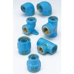Core Fittings - for Fixture Connection - Fitting for Prevention of Contact Between Dissimilar Metals - Water Faucet Tee ZT-20X15-CC