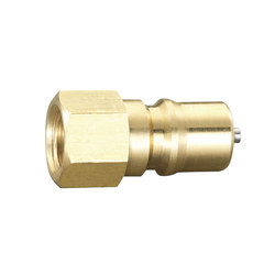 Brass Female Threaded Plug with Stop EA140AA-2