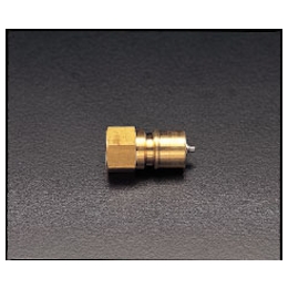 female threaded plug (with stop/brass) EA140AA-2