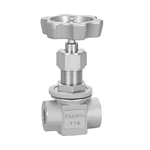 Stainless Steel, 24.8 MPa, Outer Screw Type Panel Mount Type, Rc Screw-In Disk, Stop Valve UD-11500HPA