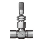 Stainless Steel 3.92 MPa Screw-in Type, Valve With Micrometer Type Opening Indicator UN-34MA-S-R