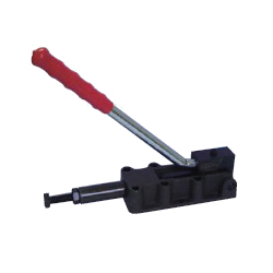 Toggle Clamp, Horizontal Push Type, Flange Base Stroke 100 mm, Straight Long Handle