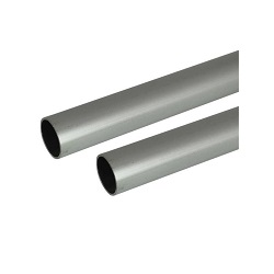 Round Aluminum Pipe (Silver)