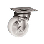 Stainless Steel Caster, JAB Type Swivel Bracket With Stopper (Size 75 mm) SUIEJAB-75