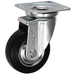 J-Type Swivel Caster For Medium Loads 100‑mm Size (Metal Fitting Only, No Wheel)