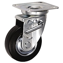 JB-Type Swivel Caster For Medium Loads (With Double Stopper) 100‑mm Size (Metal Fitting Only, No Wheel)