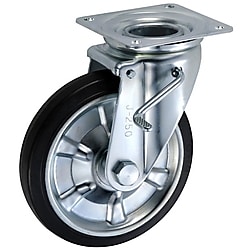 JB-Type Swivel Caster For Medium Loads (With Double Stopper) 250‑mm Size (Metal Fitting Only, No Wheel)