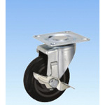 Silent Flow Caster, Swivel (with Rotation Stopper) PCJCS Type, Sizes 100 mm to 150 mm PCJCS-100