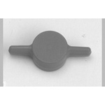 Thumb Knob (T-Type, Gray) KNOBTG-POM-M8-10.0