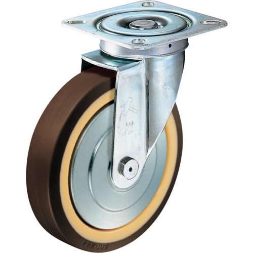 Flat Mounted Plate Type Caster 400S/419S Wheel Diameter 180 mm / 200 mm 400S-RB180