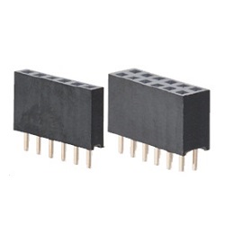 Nylon Pin Header / FSS-20 Socket (Square Pin), 2.00 mm Pitch, Straight (1 Row / 2 Rows)