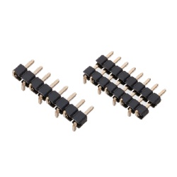 Nylon Pin Header / PSM-41 Pin (Square Pin), 2.54 mm Pitch, SMT Straight (1 Row)
