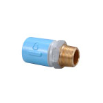 Pipe End Anticorrosive Fitting, Male Adapter Socket with Anticorrosive Screw PQWKZMRS-G20X15A