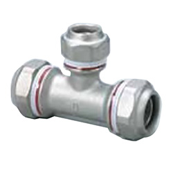 Mechanical Fitting T for Stainless Steel Pipes ZLRT-30X13
