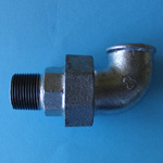Pipe Fitting, Union Elbow with Male Screw MULG-40A-W