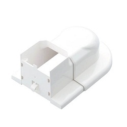 Materials for Air Conditioners, "SLIMDUCT MD Series", Slide Type Wall Inlet Elbow