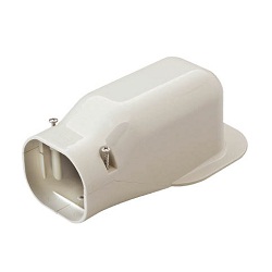Materials for Air Conditioners, "SLIMDUCT LD Series", Wall Inlet Elbow LDW-70-B