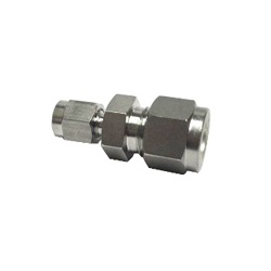 Double Ferrule Type Tube Fitting, Reducing Union, DUR DUR8-6SS