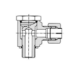 Flareless Fitting for Anti-Vibration Fitting NE Type Steel Pipe Type - Stud Elbow (B Type) KMB08-020E