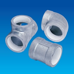 Screw Sealing Agent-Coated Screw Type Malleable Cast Iron Pipe Fitting, PS20K Continuous Feeding Piping Fitting Elbow PS-HBL-2