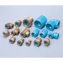 Pipe-End Anticorrosion Fitting for Water Supply Dual-Use Type, Core Fitting, CD Core, Reducing Tee C-PL-CD-RT-11/2X3/4